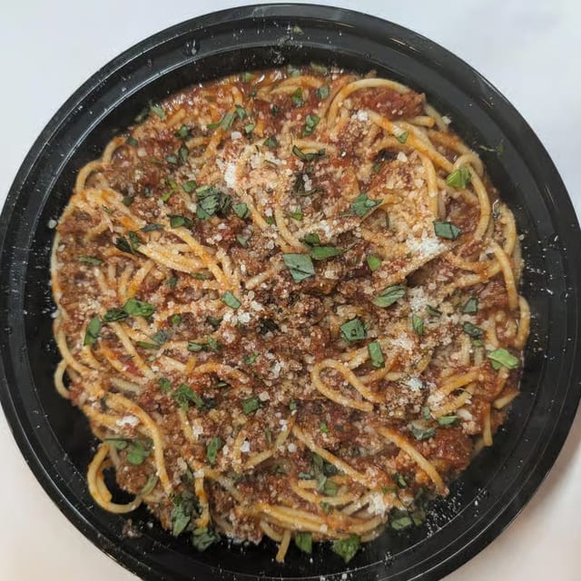Spaghetti with Meat Sauce.