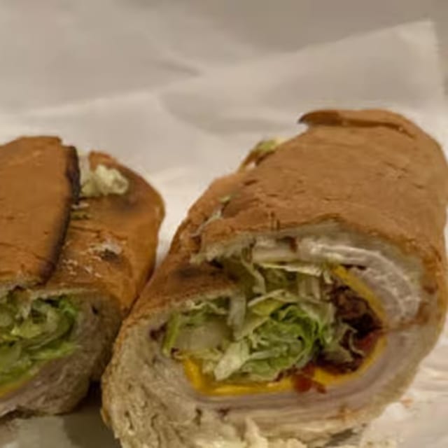 1 Whole Sub 12", Fries & 1 Can of Soda.