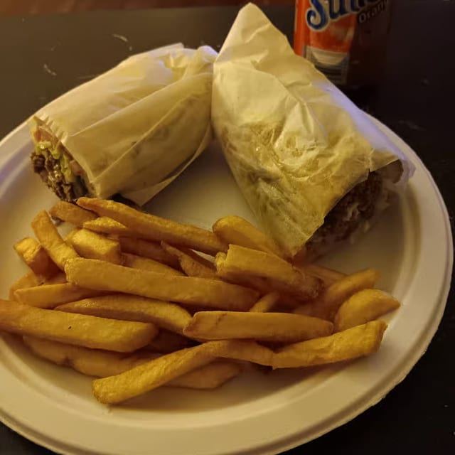 1 Half Sub, Fries & 1 Can of Soda.