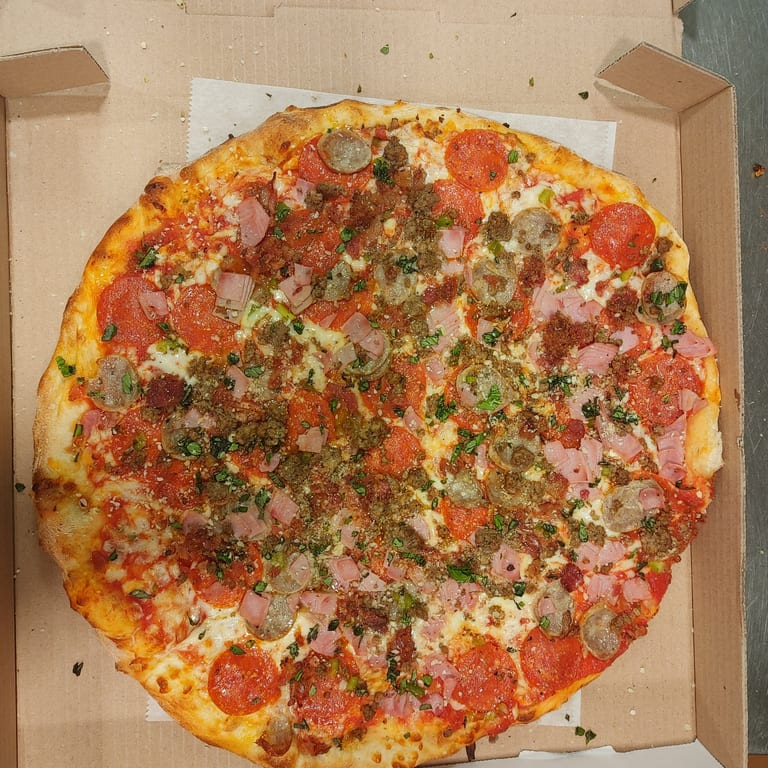 Indulge in Meat Lovers Pizza