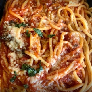 Spaghetti with Marinara Sauce