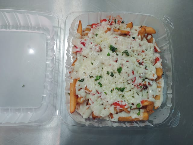 Bacon Cheese Fries.
